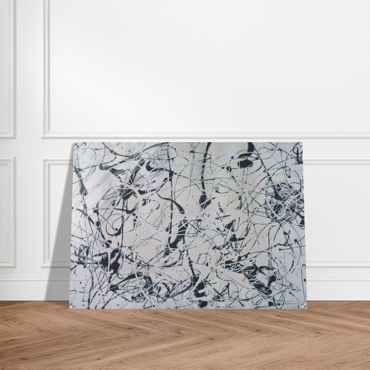 NUMBER 23 - Jackson Pollock Acrylic Print - 70x100 cm / 28x40″ inches
