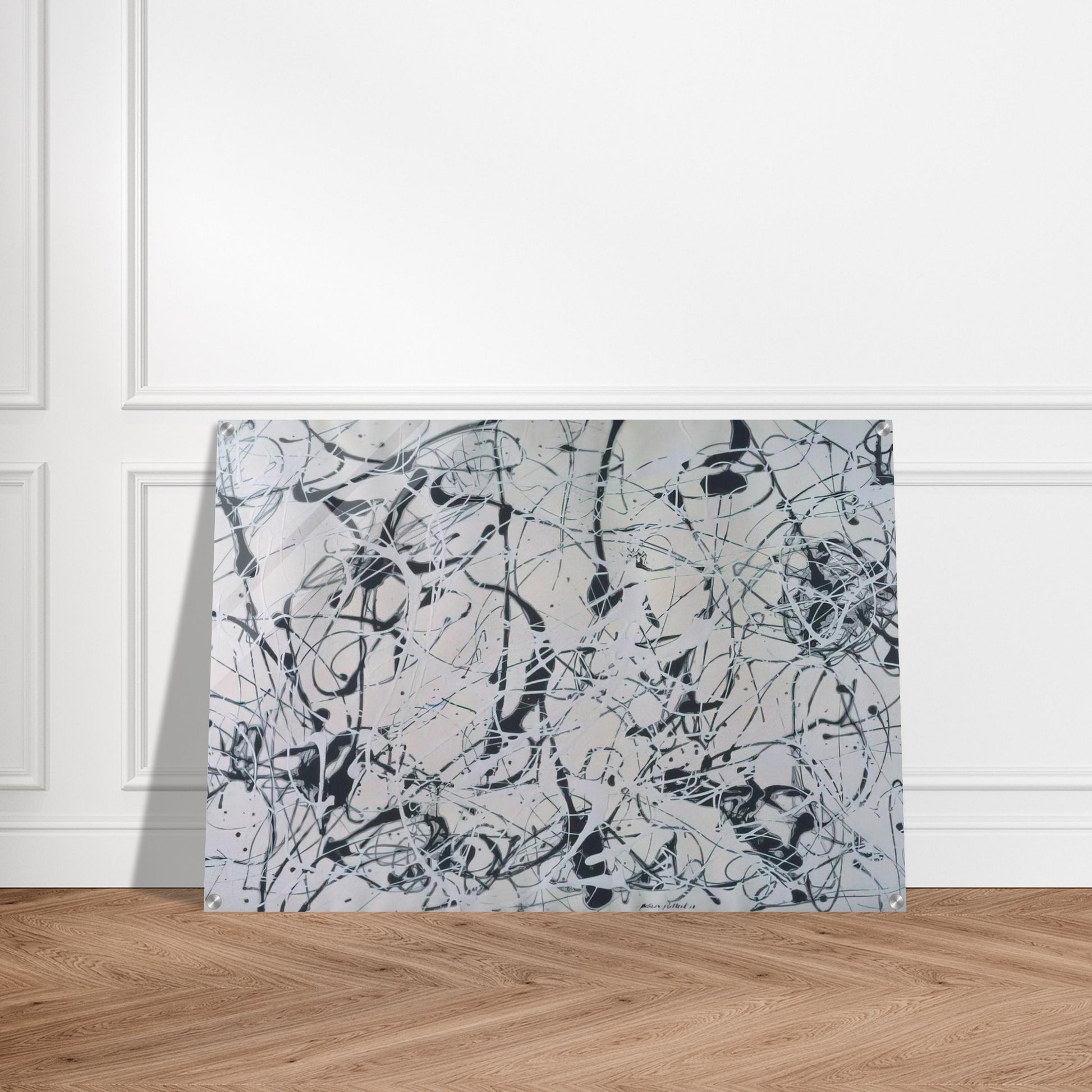 NUMBER 23 - Jackson Pollock Acrylic Print - 70x100 cm / 28x40″ inches