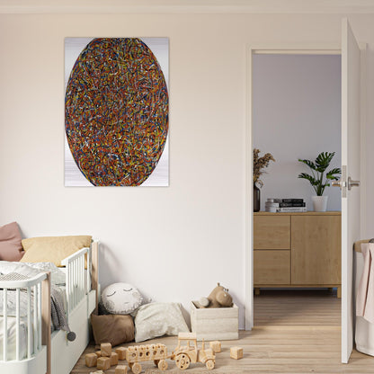 Lines in All Directions - Sol LeWitt Brushed Aluminum Print - 70x100 cm / 28x40 inches | Sol LeWitt Aluminum Print | Sol LeWitt Prints