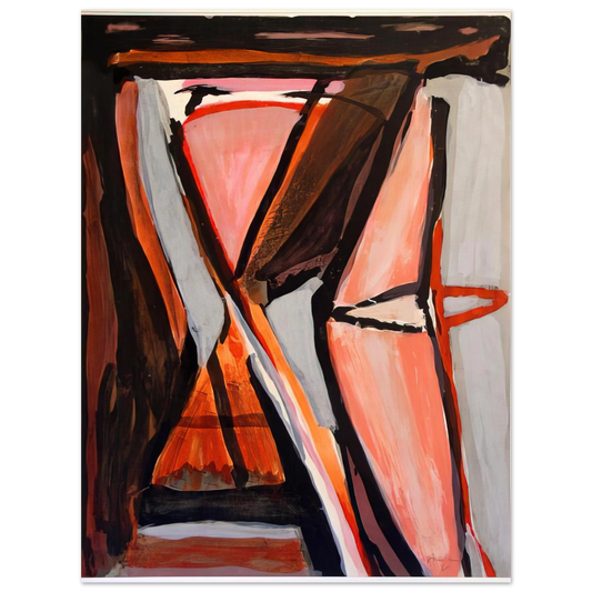 Bram van Velde - L'attrait - 1978  75x100 cm / 30x40inches Fine Art Poster