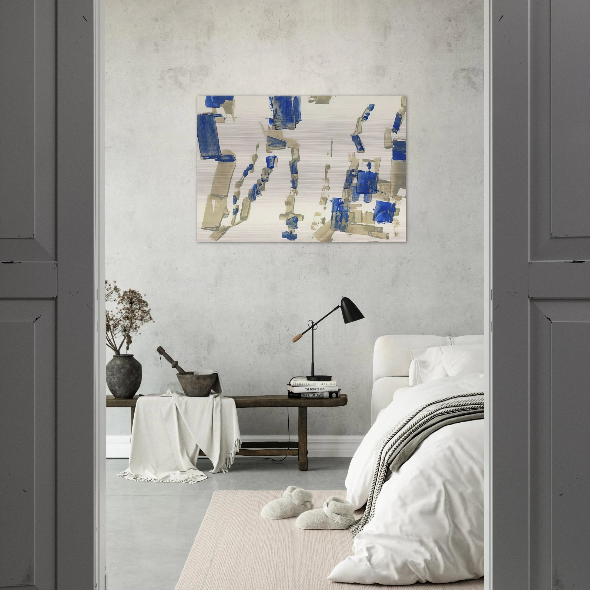 Bretagne - 1960 - Charlotte Posenenske Brushed Aluminum Print - 70x100 cm / 28x40 inches | Charlotte Posenenske Aluminum Print | Charlotte Posenenske Prints