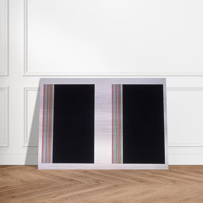 Looking Glass - Color Field Painting - Gene Davis Brushed Aluminum Print - 70x100 cm / 28x40 inches | Gene Davis Aluminum Print | Gene Davis Prints