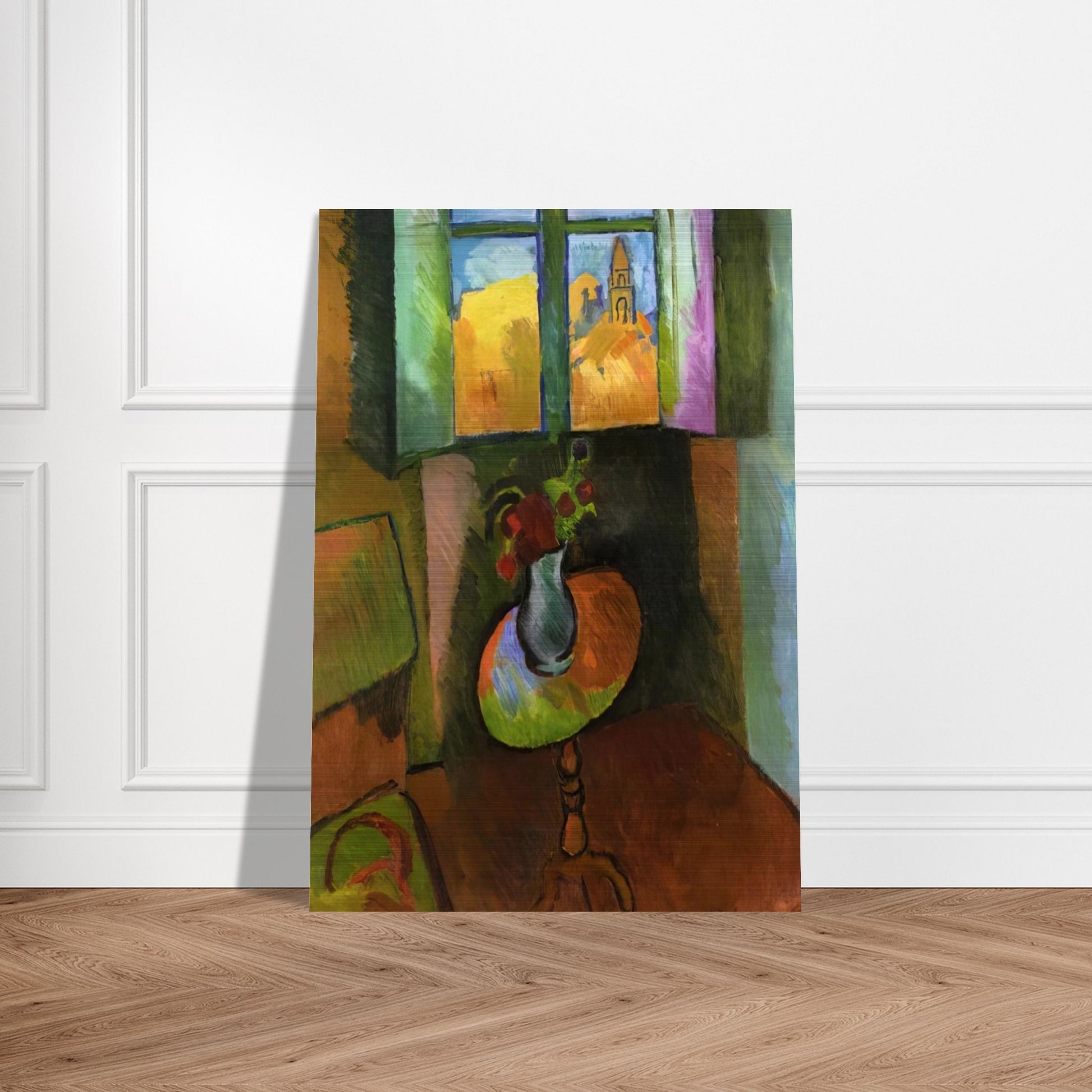 PEDISTAL TABLE RUE SEGUIER 1909 - Raoul Dufy Brushed Aluminum Print - 70x100 cm / 28x40 inches | Raoul Dufy Aluminum Print | Raoul Dufy Prints
