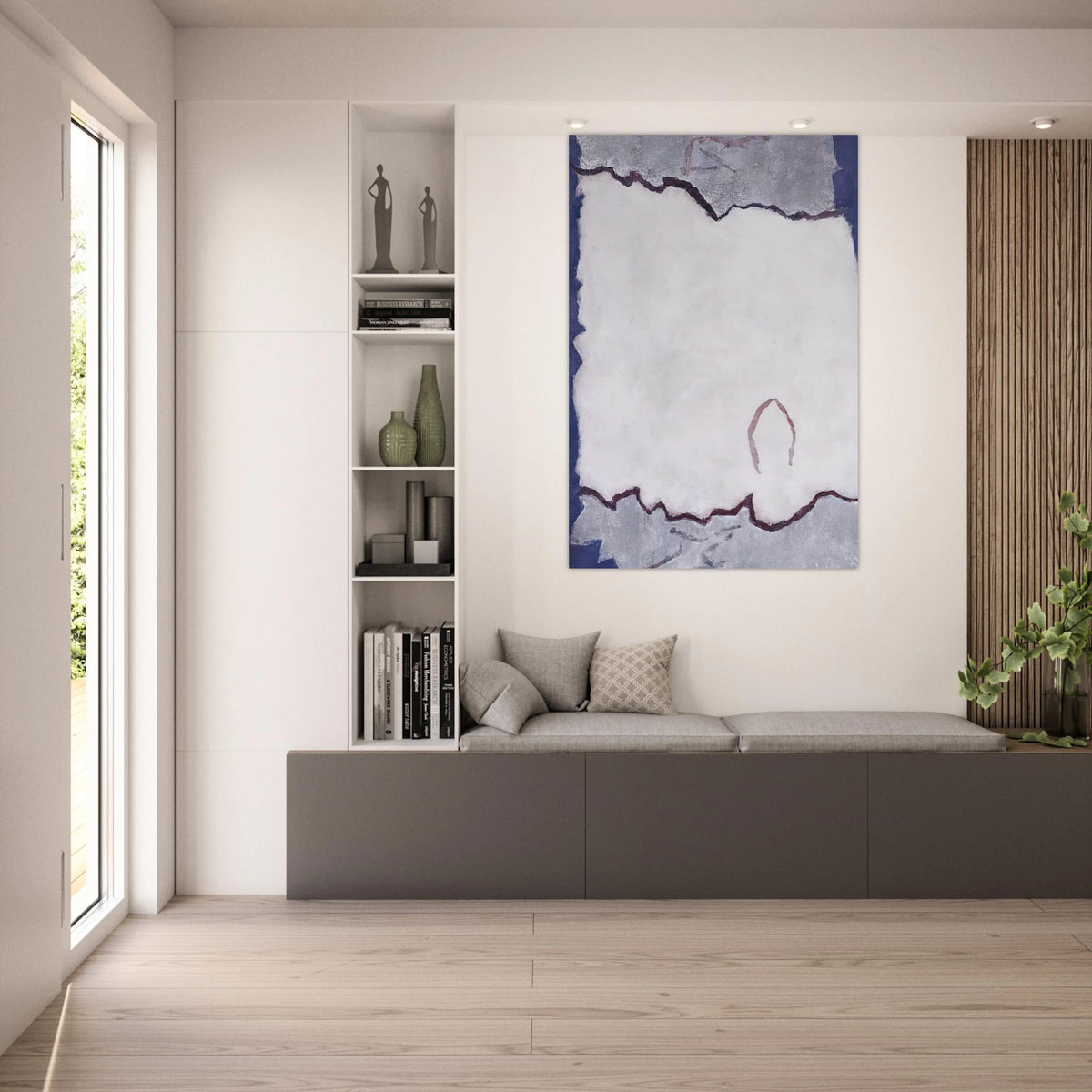 Edge of White Dawn #1 - 1982 - Theodoros Stamos Art Prints - 100x150 cm / 40x60″ inches | Theodoros Stamos Poster | Theodoros Stamos Prints