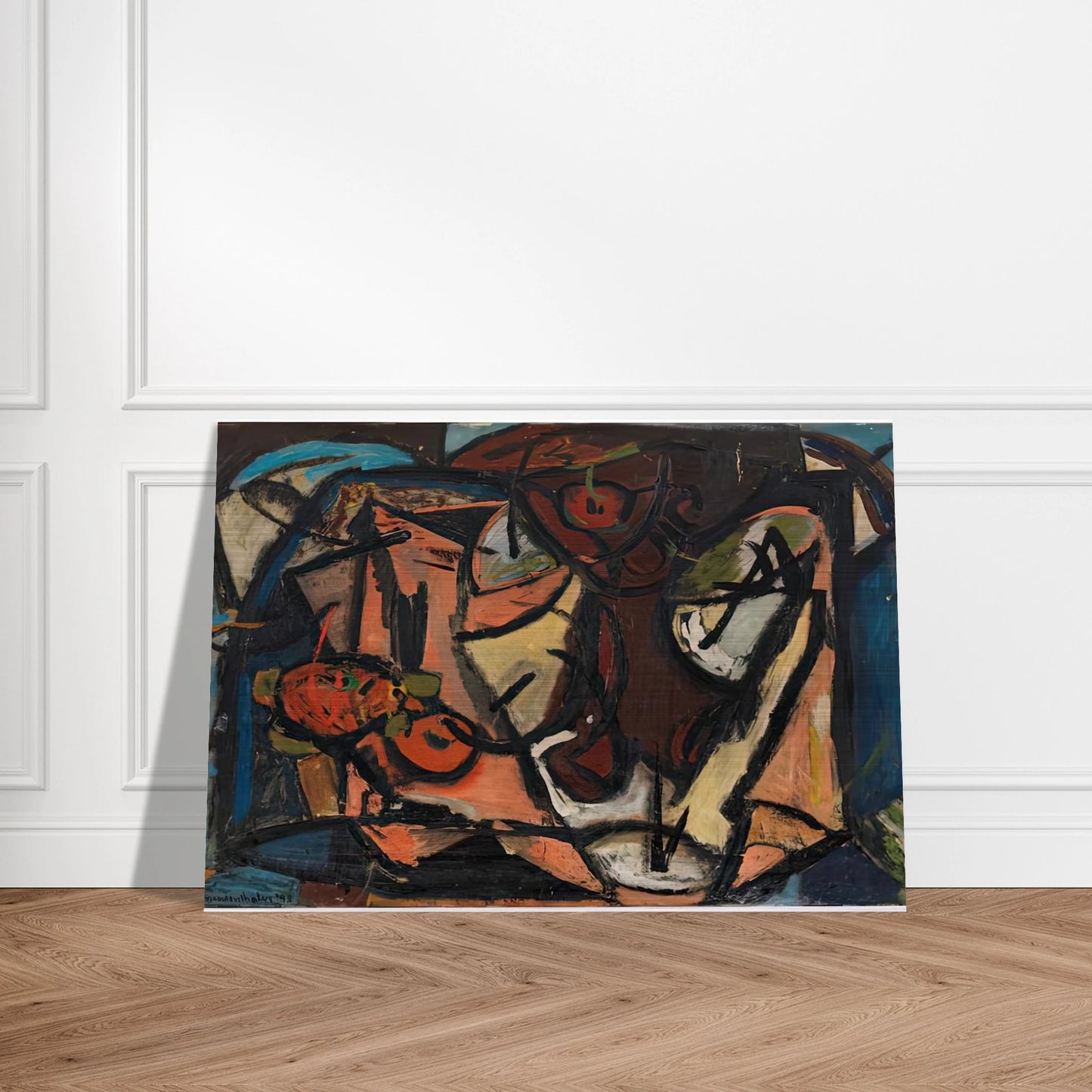 Still Life, 1948- - Helen Frankenthaler Brushed Aluminum Print - 70x100 cm / 28x40 inches | Helen Frankenthaler Aluminum Print | Helen Frankenthaler Prints
