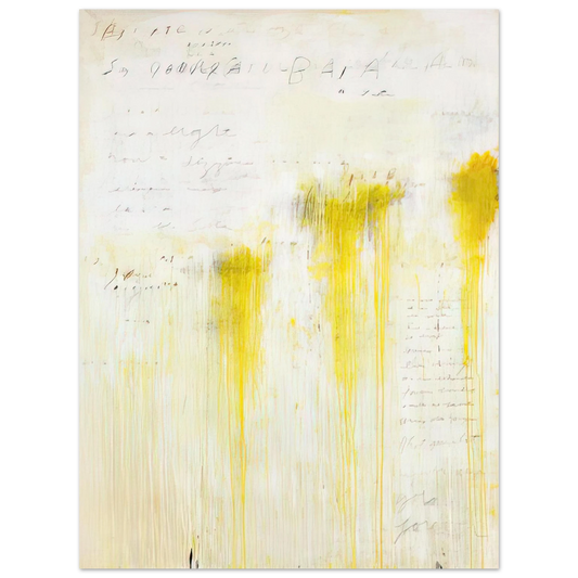 Cy Twombly - Quattro Stagioni II. Estate  75x100 cm / 30x40inches Fine Art Poster
