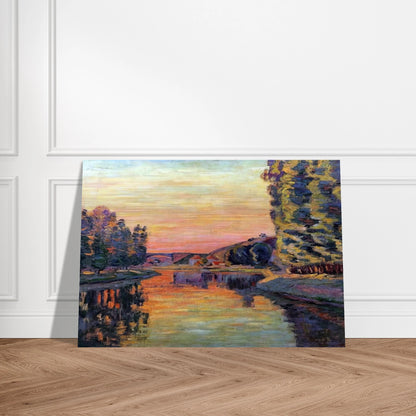 Moret - 1902 - Armand Guillaumin Brushed Aluminum Print - 70x100 cm / 28x40 inches | Armand Guillaumin Aluminum Print | Armand Guillaumin Prints