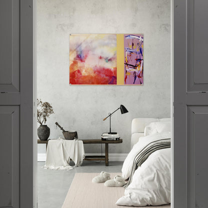 Ancient Jerusalem - 1992 - Ronnie Landfield Acrylic Print - 70x100 cm / 28x40″ inches | Ronnie Landfield Wall Art | Ronnie Landfield Prints