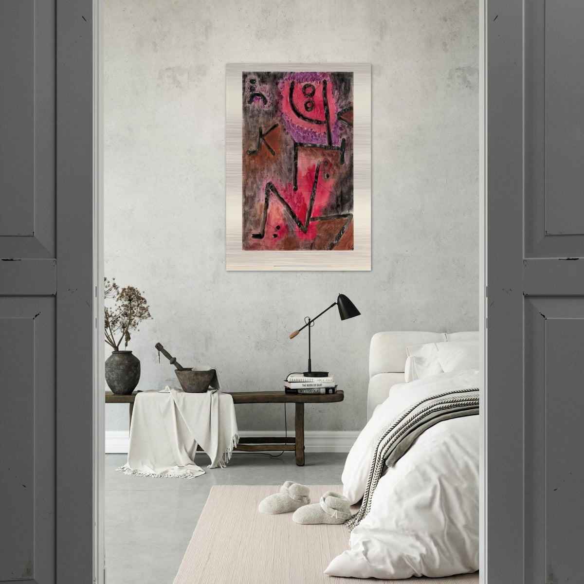 AFTER ANNEALING 1940 - Paul Klee Brushed Aluminum Print - 70x100 cm / 28x40 inches | Paul Klee Aluminum Print | Paul Klee Prints