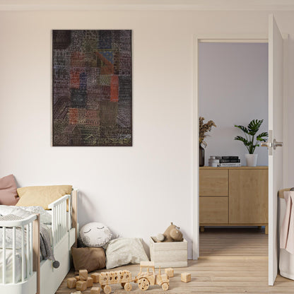 STRUCTURAL II 1924 - Paul Klee Brushed Aluminum Print - 70x100 cm / 28x40 inches | Paul Klee Aluminum Print | Paul Klee Prints