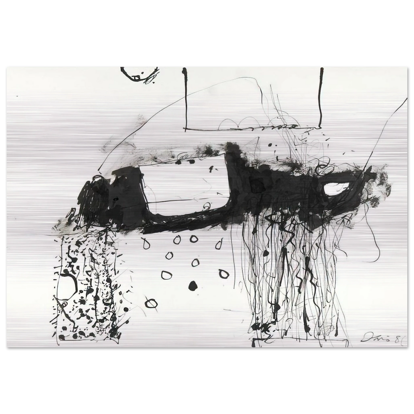 Boxcar - 1981 - Gene Davis Brushed Aluminum Print - 70x100 cm / 28x40 inches | Gene Davis Aluminum Print | Gene Davis Prints