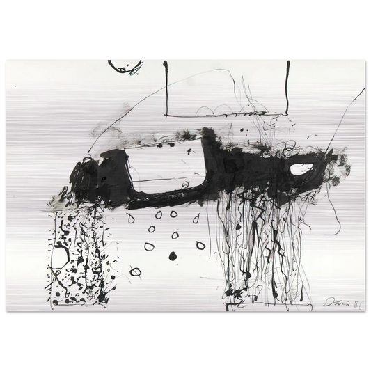 Boxcar - 1981 - Gene Davis Brushed Aluminum Print - 70x100 cm / 28x40 inches | Gene Davis Aluminum Print | Gene Davis Prints