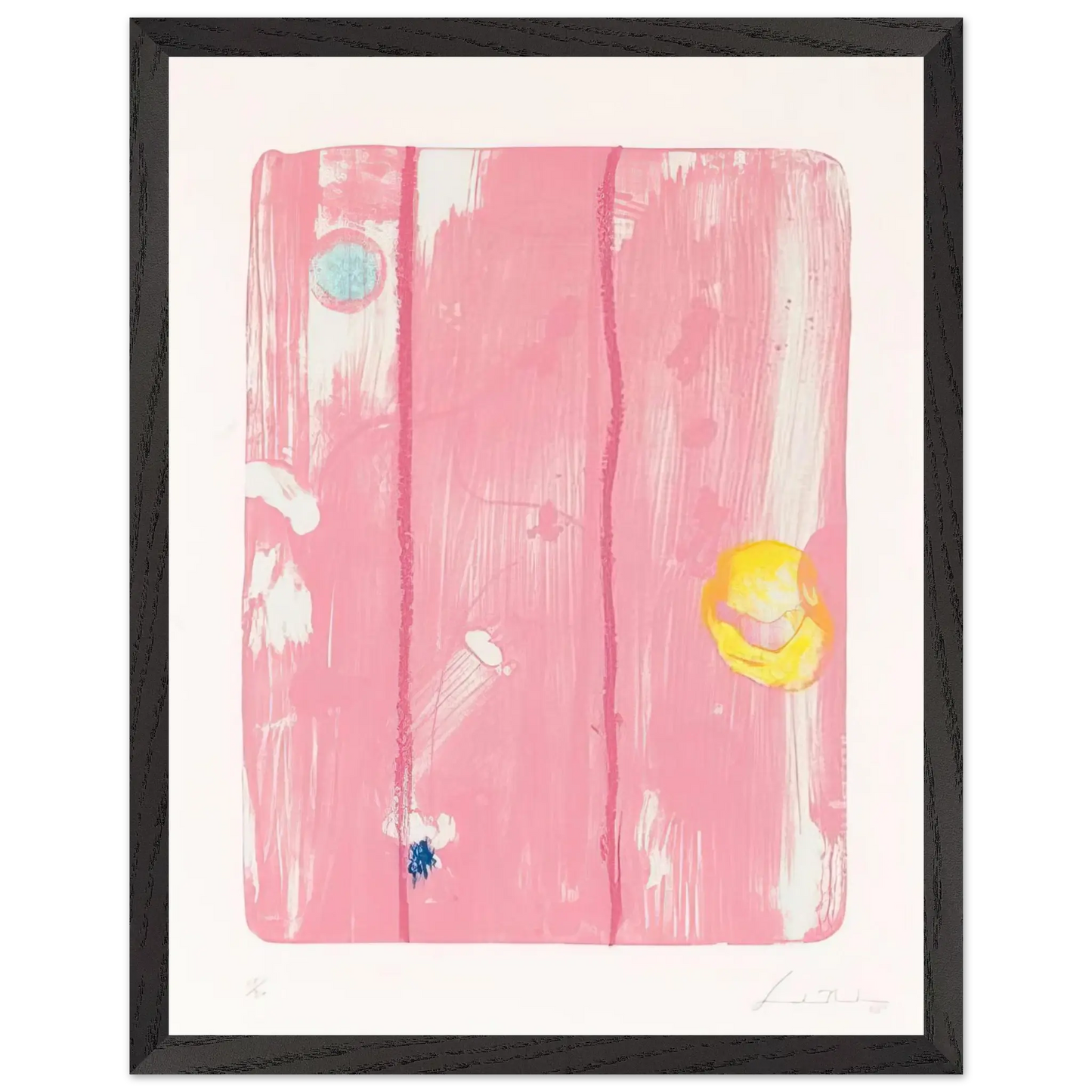 Helen Frankenthaler - Reflections VIII - 1995 Wall art - 28x43  cm / XL (11x17 Inches) - Fine Art Poster - -