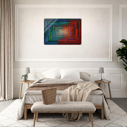 No – Stop - 1996 - Piero Dorazio Acrylic Print - 70x100 cm / 28x40″ inches