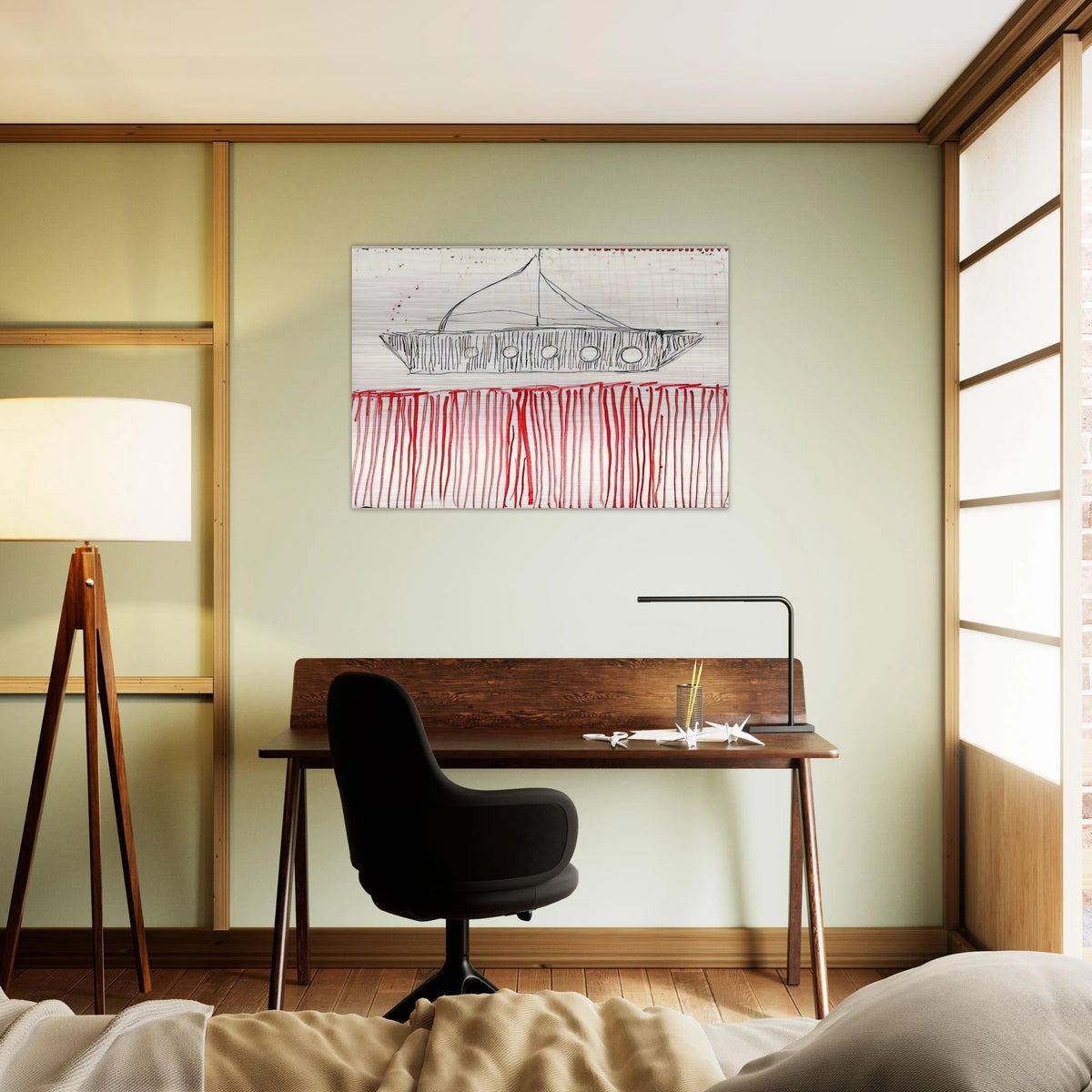 BE CALME OCTOBER 1ST 31ST 2004 0 - Louise Bourgeois Brushed Aluminum Print - 70x100 cm / 28x40 inches | Louise Bourgeois Aluminum Print | Louise Bourgeois Prints