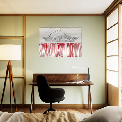BE CALME OCTOBER 1ST 31ST 2004 0 - Louise Bourgeois Brushed Aluminum Print - 70x100 cm / 28x40 inches | Louise Bourgeois Aluminum Print | Louise Bourgeois Prints