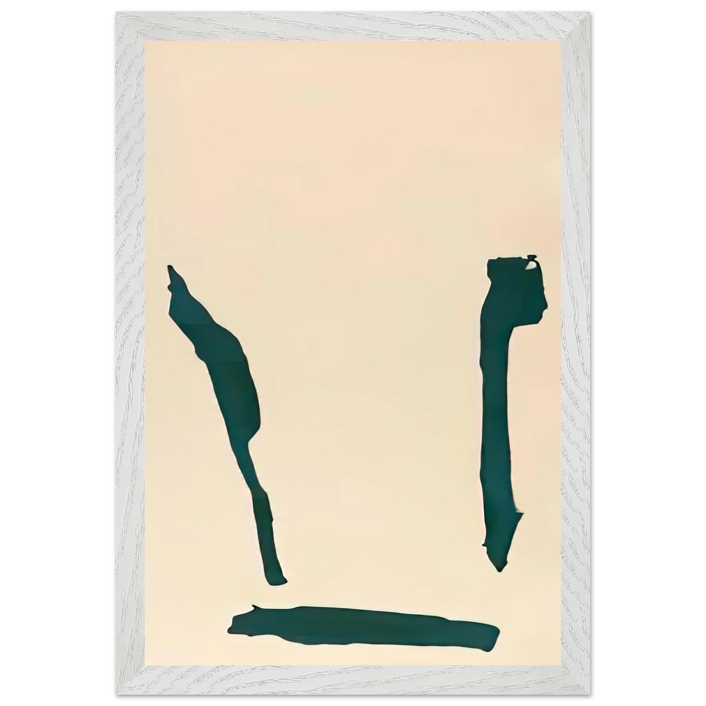 Helen Frankenthaler - Cloister, 1969- Wall Art - 60x80 cm / 24x32 inches - Premium Wooden Framed Poster With Fine Art Paper-canvas - Black frame