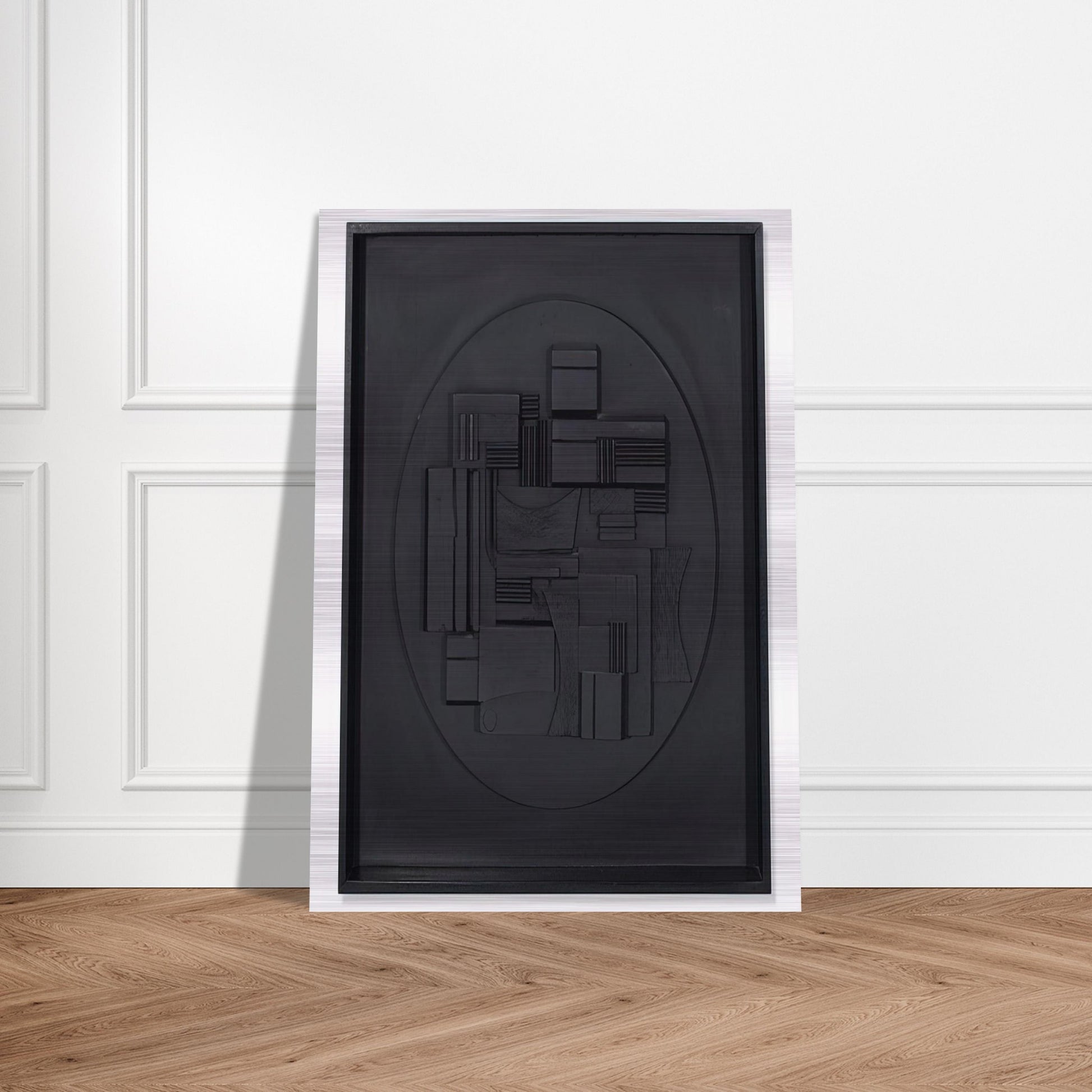 FULL MOON 1980 - Louise Nevelson Brushed Aluminum Print - 70x100 cm / 28x40 inches | Louise Nevelson Aluminum Print | Louise Nevelson Prints