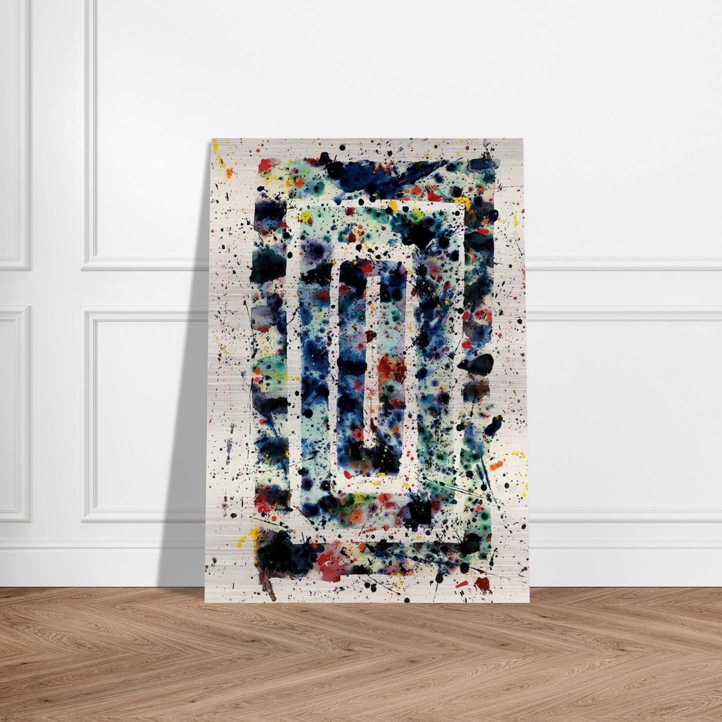 Untitled  SF75-102  - Sam Francis Brushed Aluminum Print - 70x100 cm / 28x40 inches | Sam Francis Aluminum Print | Sam Francis Prints