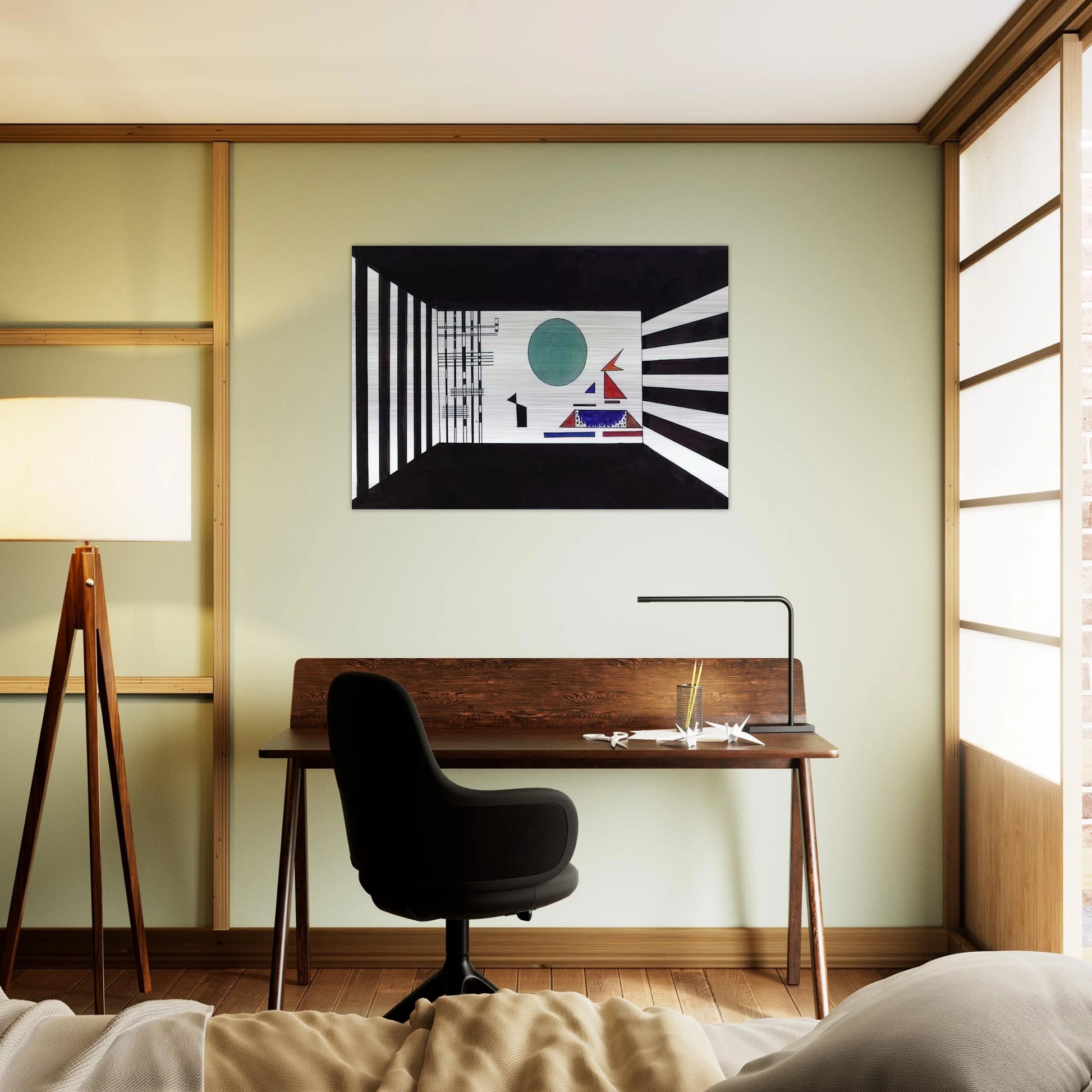 NOT_DETECTED_189367 - Wassily Kandinsky Brushed Aluminum Print - 70x100 cm / 28x40 inches | Wassily Kandinsky Aluminum Print | Wassily Kandinsky Prints
