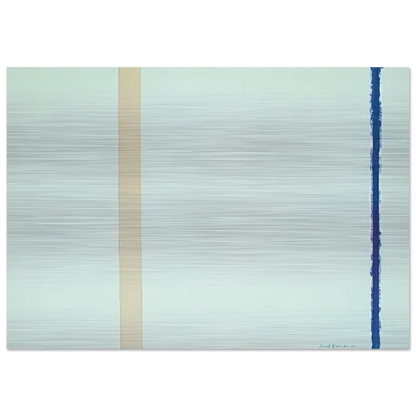 White Fire I - Barnett Newman Brushed Aluminum Print - 70x100 cm / 28x40 inches | Barnett Newman Aluminum Print | Barnett Newman Prints