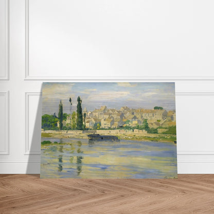 Carrieres-Saint-Denis - claude monet Brushed Aluminum Print - 70x100 cm / 28x40 inches | claude monet Aluminum Print | claude monet Prints