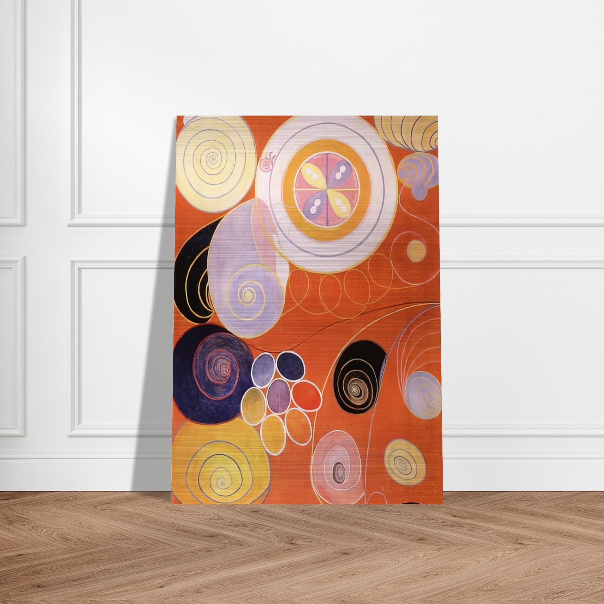 THEY TENS MAINSTAY IV 1907 - Hilma af Klint Brushed Aluminum Print - 70x100 cm / 28x40 inches | Hilma af Klint Aluminum Print | Hilma af Klint Prints