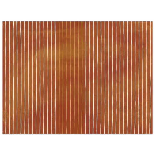 Gene Davis - Pumpkin - 1959  75x100 cm / 30x40inches Fine Art Poster