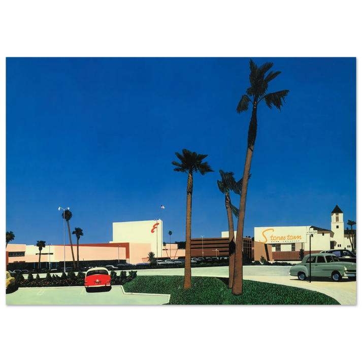 Hiroshi Nagai - In the beginning Stonestown Wall Art - 60x80 cm / 24x32 inches - Fine Art Poster - -