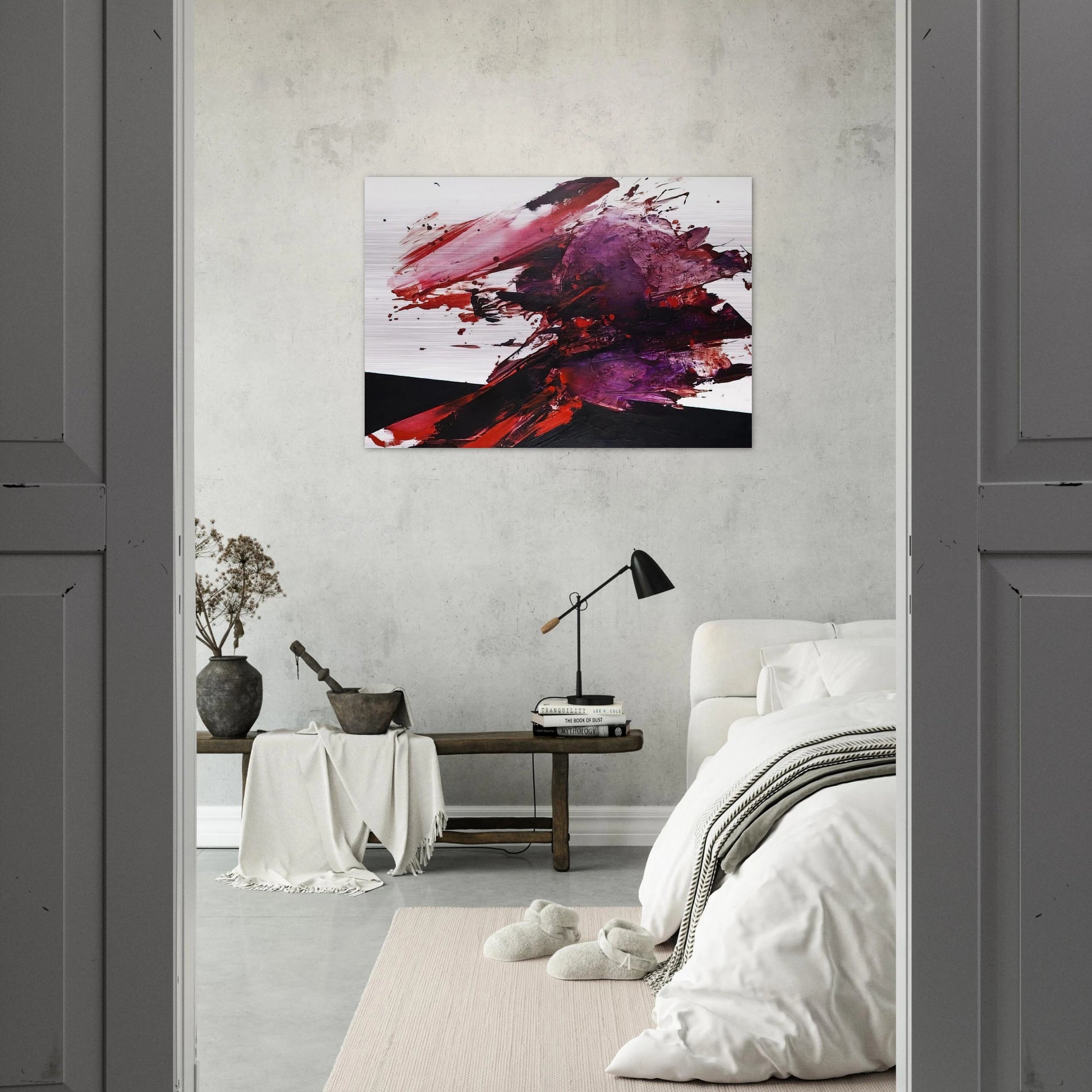 UNTITLED 2447 2009 - Luis Feito Brushed Aluminum Print - 70x100 cm / 28x40 inches | Luis Feito Aluminum Print | Luis Feito Prints