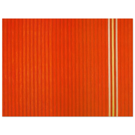 Gene Davis - Red Devil - 1959  75x100 cm / 30x40inches Fine Art Poster