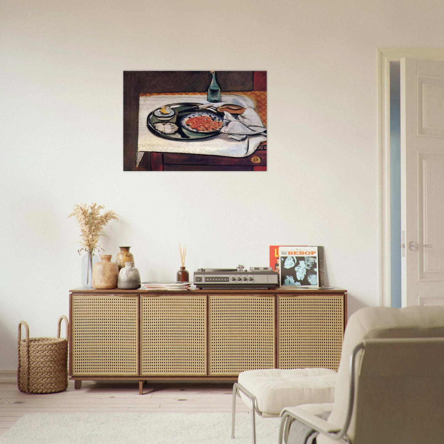 STILL LIFE WITH SHELLFISH - Henri Matisse Brushed Aluminum Print - 70x100 cm / 28x40 inches | Henri Matisse Aluminum Print | Henri Matisse Prints