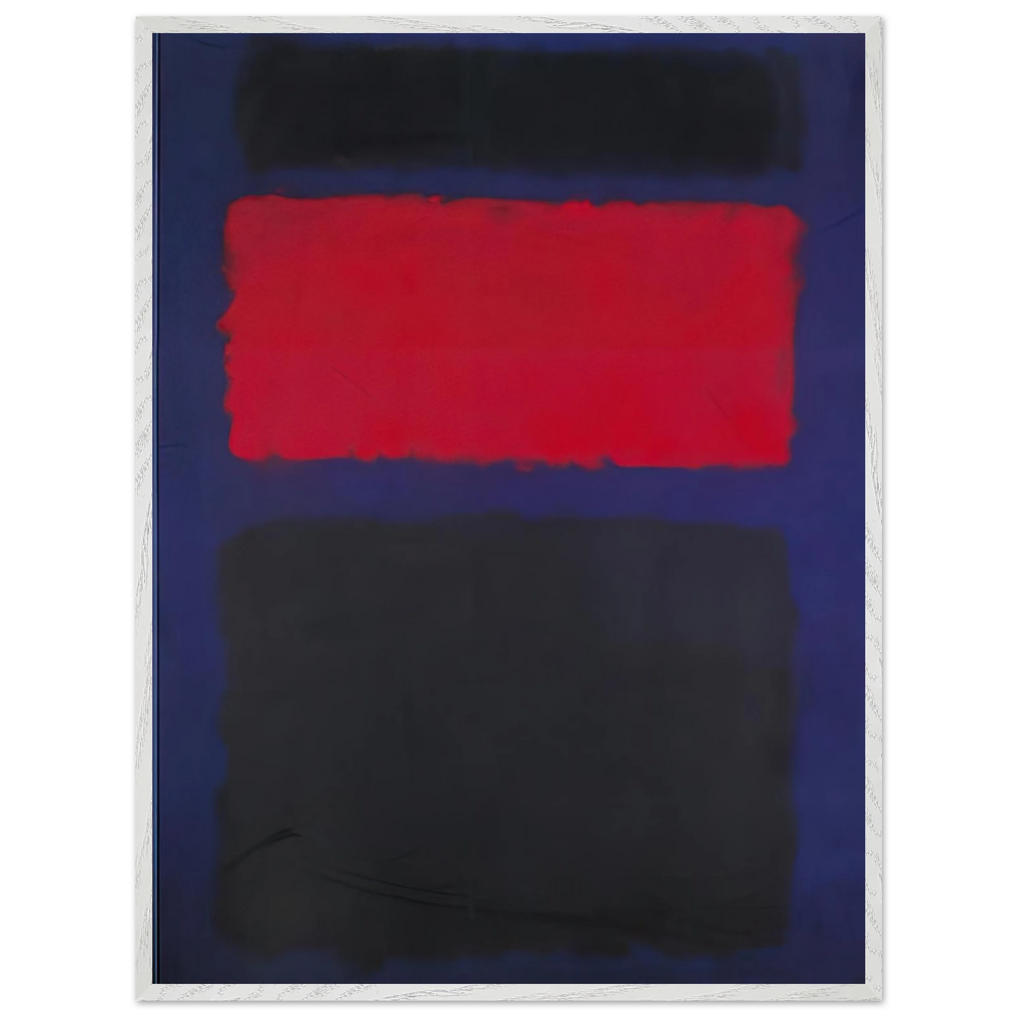 Mark Rothko - Cubierta - 1960 Wall Art - 21x29.7 cm / 8x12" - Premium Wooden Framed Poster With Fine Art Paper-canvas - White frame