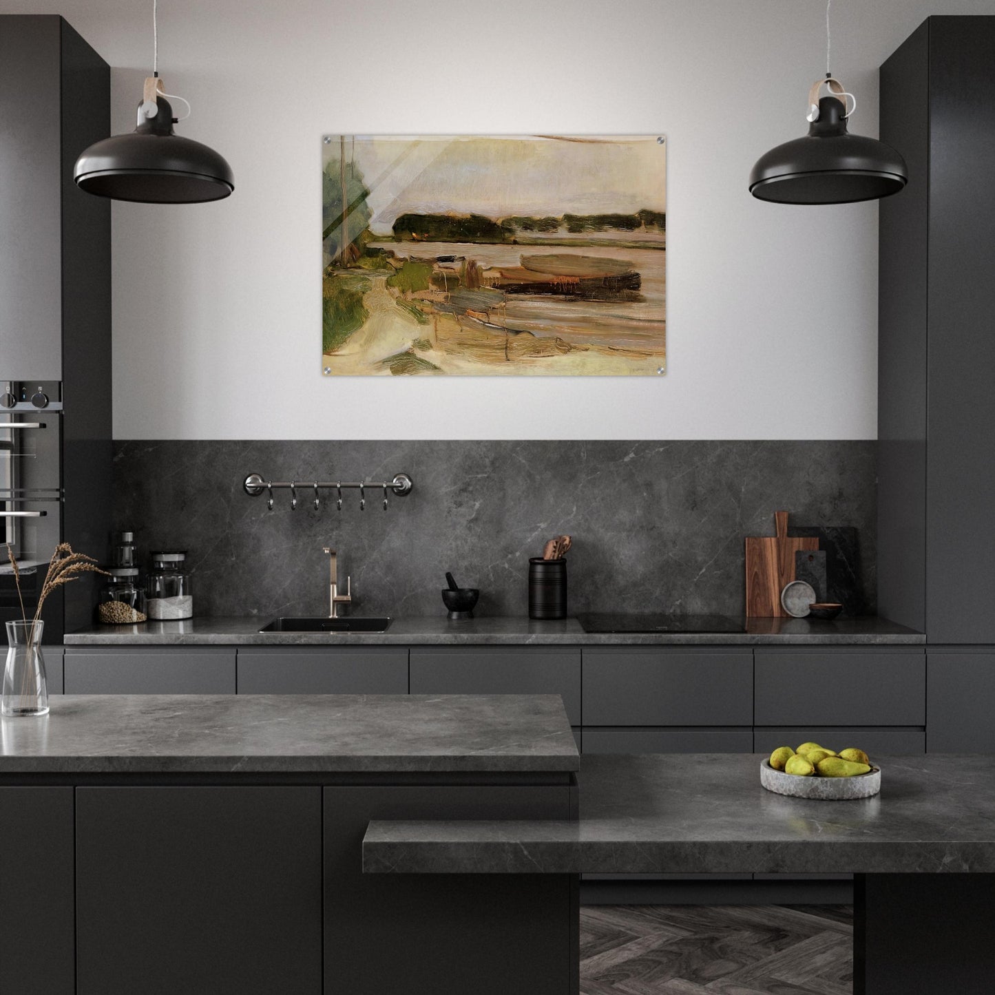 At the Amstel Sun - Piet Mondrian Acrylic Print - 70x100 cm / 28x40″ inches | Piet Mondrian Wall Art | Piet Mondrian Prints