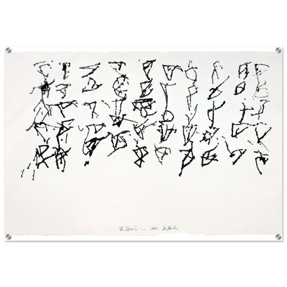St. Barts 1 - 1991 - Brice Marden Acrylic Print - 70x100 cm / 28x40″ inches