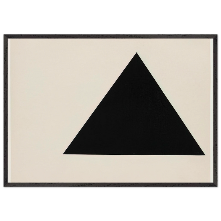 Triangle Form - Ellsworth Kelly 70x100 cm / 28x40 inches Framed Art Print – Black Wooden Frame