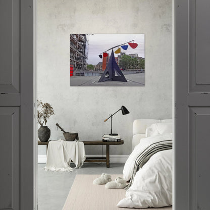 HORIZONTAL 1974 - Alexander Calder Brushed Aluminum Print - 70x100 cm / 28x40 inches | Alexander Calder Aluminum Print | Alexander Calder Prints