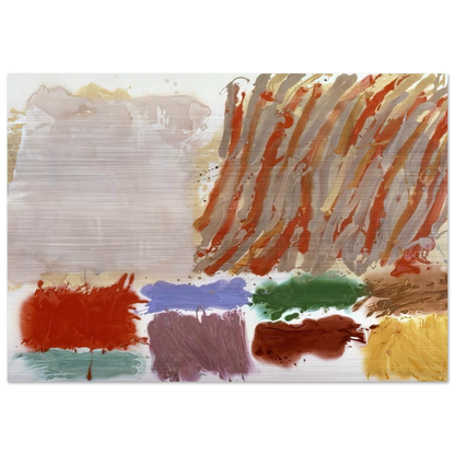 Orlando - 1980 - Albert Irvin Brushed Aluminum Print - 70x100 cm / 28x40 inches | Albert Irvin Aluminum Print | Albert Irvin Prints