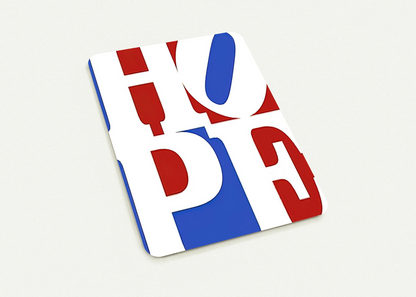 Hope By Robert Indiana Pack of 10 Post Cards | Robert Indiana Post Cards | A6 (10.5 x 14.8 cm) - 4.1 x 5.8 inches