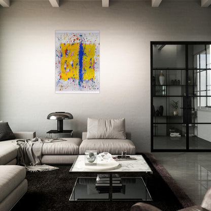 Light in Itself - Sam Francis Brushed Aluminum Print - 70x100 cm / 28x40 inches | Sam Francis Aluminum Print | Sam Francis Prints