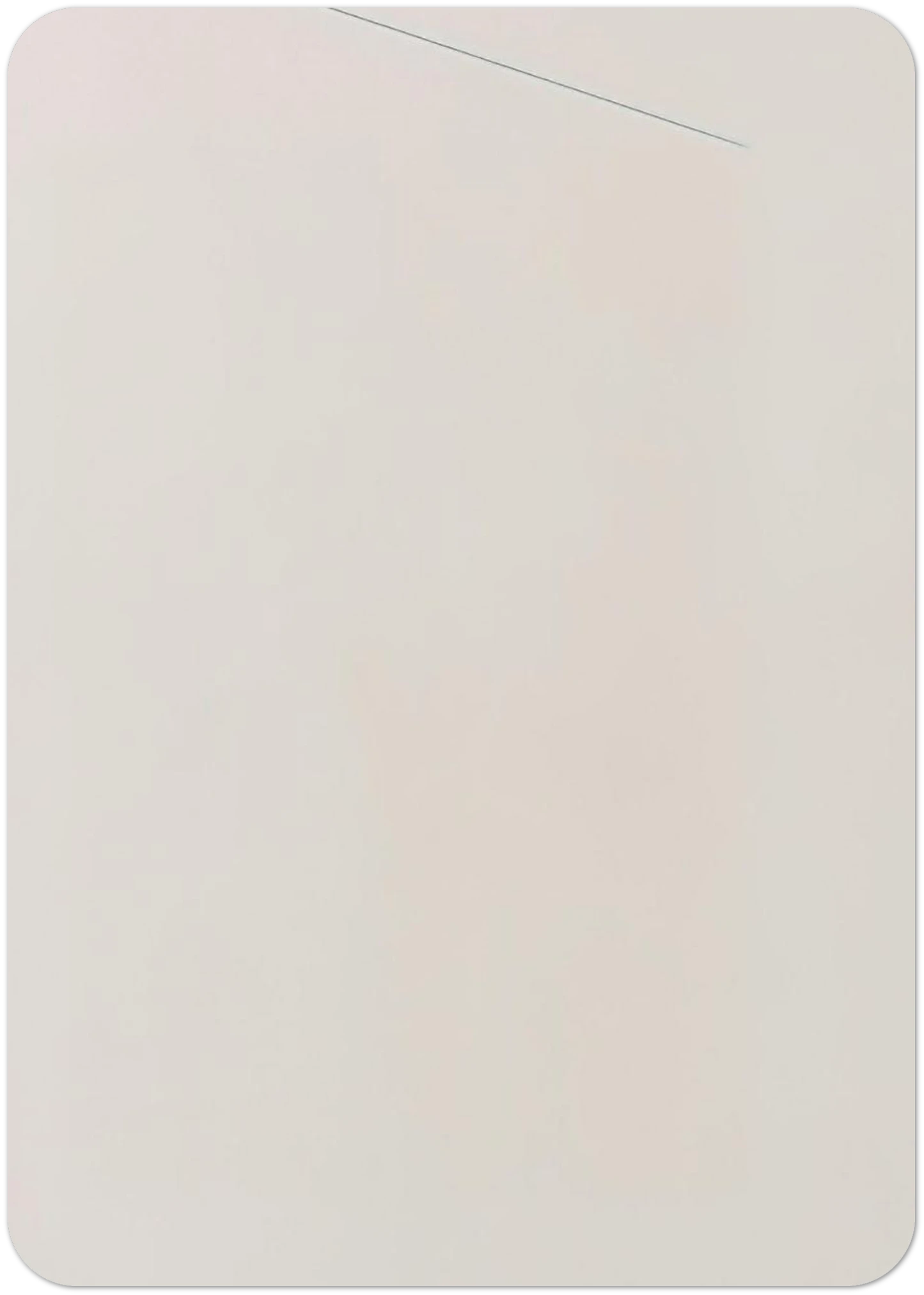 Blue Line - Minimalism By Robert Ryman Pack of 10 Post Cards | Robert Ryman Post Cards | A6 (10.5 x 14.8 cm) - 4.1 x 5.8 inches