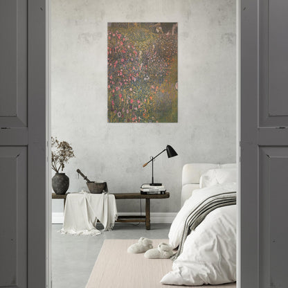 ITALIAN HORTICULTURAL LANDSCAPE - Gustav Klimt Brushed Aluminum Print - 70x100 cm / 28x40 inches | Gustav Klimt Aluminum Print | Gustav Klimt Prints