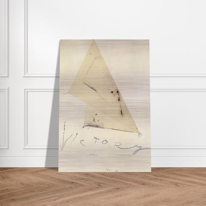 Victory - Cy Twombly Brushed Aluminum Print - 70x100 cm / 28x40 inches | Cy Twombly Aluminum Print | Cy Twombly Prints