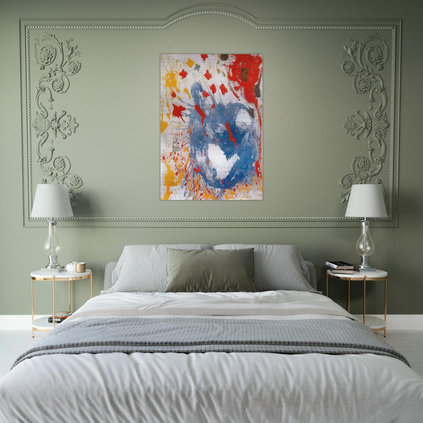 Cataclysm - Hans Hofmann Brushed Aluminum Print - 70x100 cm / 28x40 inches | Hans Hofmann Aluminum Print | Hans Hofmann Prints