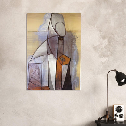 Composition - 1946 - Pablo Picasso Brushed Aluminum Print - 70x100 cm / 28x40 inches | Pablo Picasso Aluminum Print | Pablo Picasso Prints