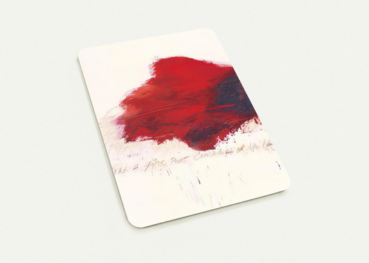 Fifty Days at Iliam. The Fire that Consumes All before It By Cy Twombly Pack of 10 Post Cards | Cy Twombly Post Cards | A6 (10.5 x 14.8 cm) - 4.1 x 5.8 inches