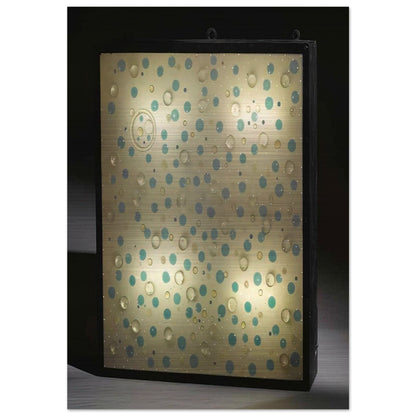 Reloj espacial - Kinetic Art - Gyula Kosice Brushed Aluminum Print - 70x100 cm / 28x40 inches | Gyula Kosice Aluminum Print | Gyula Kosice Prints