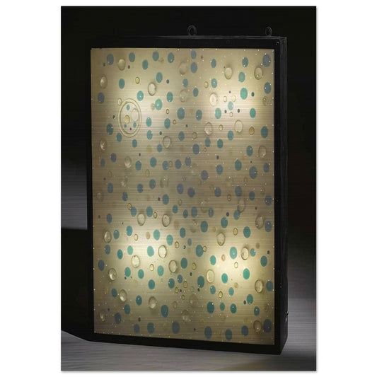 Reloj espacial - Kinetic Art - Gyula Kosice Brushed Aluminum Print - 70x100 cm / 28x40 inches | Gyula Kosice Aluminum Print | Gyula Kosice Prints