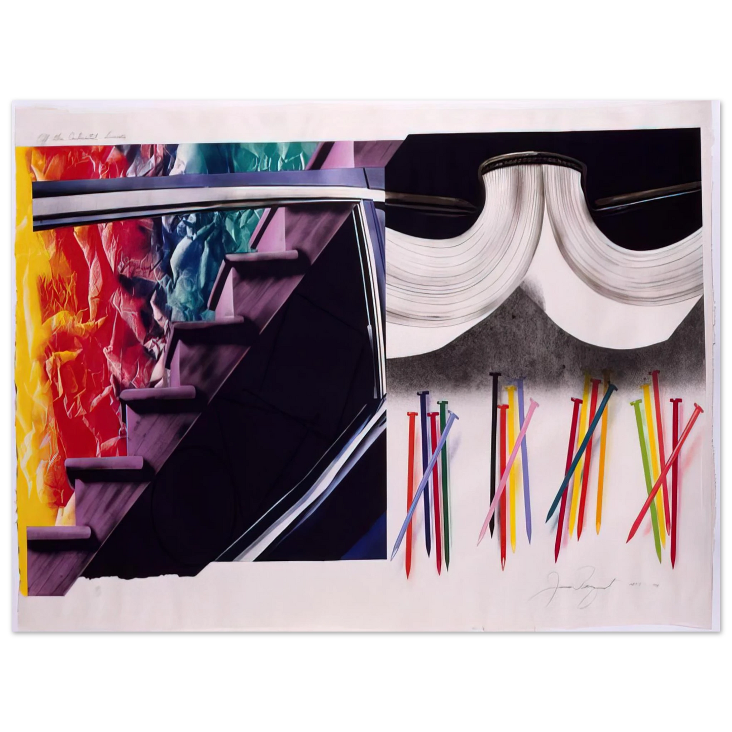 James Rosenquist - Off the Continental Divide  75x100 cm / 30x40inches Fine Art Poster