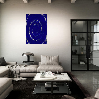Blue Sky Painting - Sam Francis Brushed Aluminum Print - 70x100 cm / 28x40 inches | Sam Francis Aluminum Print | Sam Francis Prints